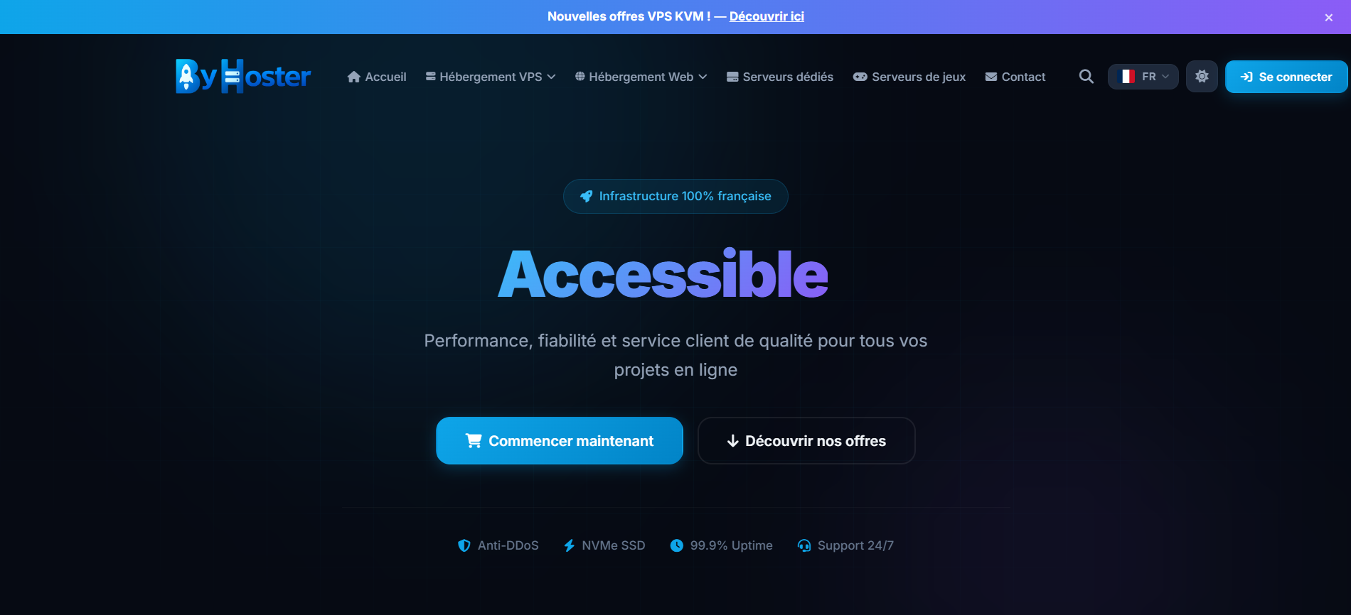 Site vitrine By-Hoster